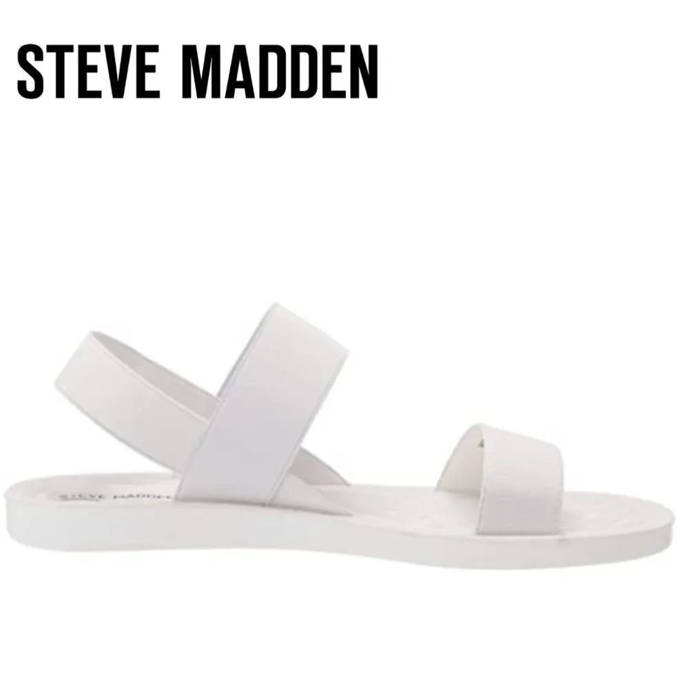 🆕️ NEW Women's Steve Madden Rafa Sandal, Size 7 / 8.5 / 9 / 9.5 / 10 - White - Picture 5 of 9